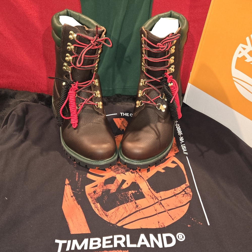 Mens Timberland Dark Brown Wintergreen Premium 40 Below Waterproof Boots